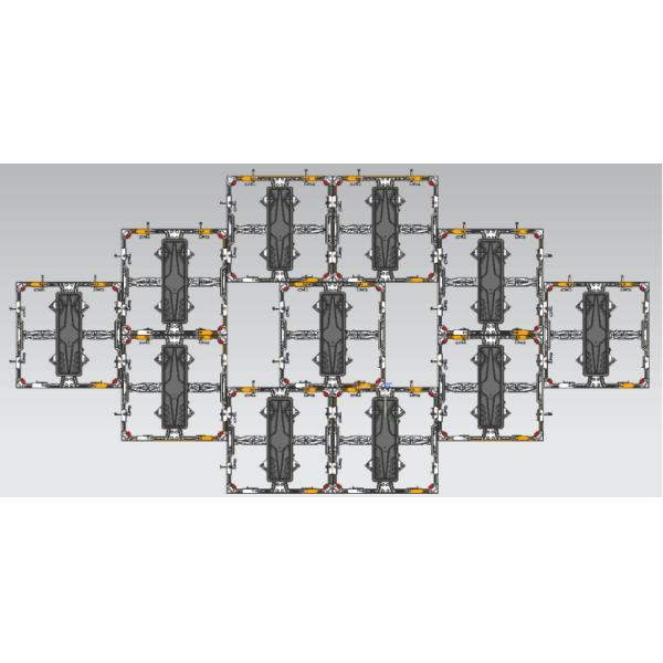 Customized Design P3 91 Led Display , 500*500mm Led Public Display Energy Saving