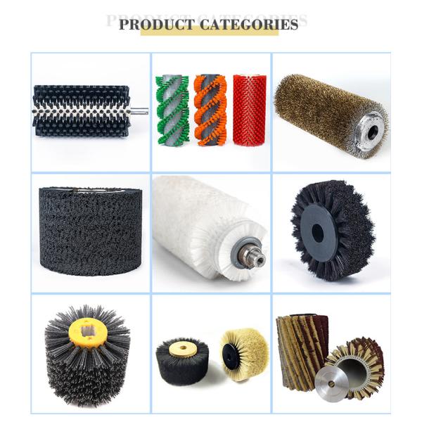 ROHS Cylindrical Roller Brush for Street Sweeper Customized