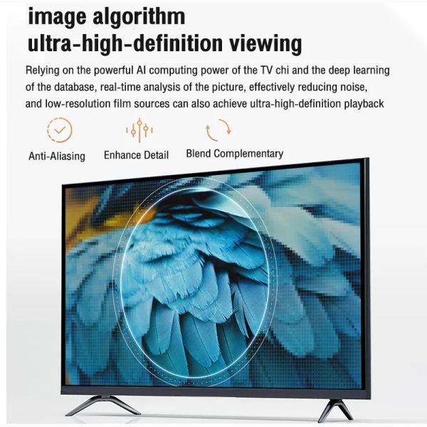 ISDB-T2 Digital TV Standard HD LED TV 9 Languages Optional Compatible with S2 ATSC DVB-T ISDB and Other Formats