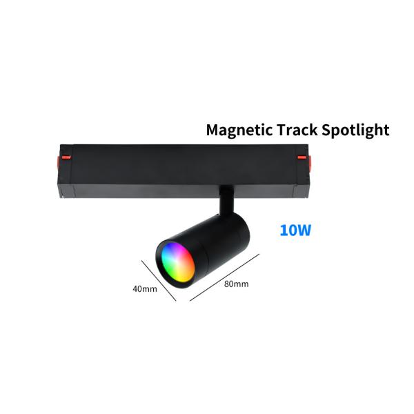 80LM/W LED Magnetic Track Light Intelligent Dimming Color Matching RGB Flood Spotlight