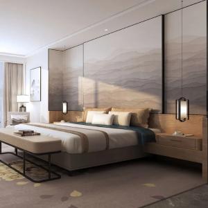 China Hotel bedroom furniture sets for 5 star hotel rooms Luxury Hotel Bedroom Furniture on sale
