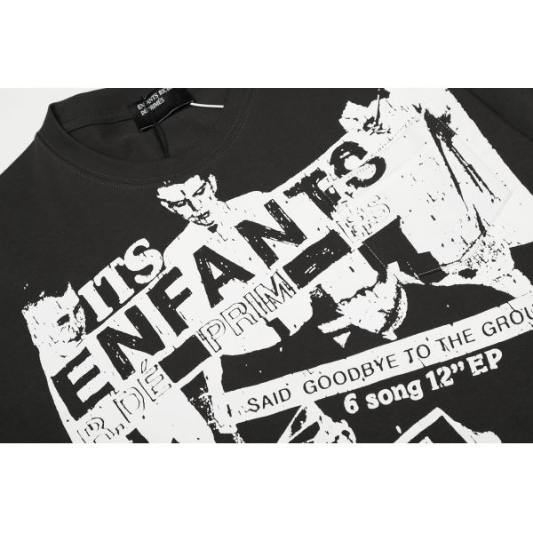 Factory Customized Cotton/Polyester 280g Washed Blank Vintage Breathable Rock Long Sleeve T-shirt Oversized Fit