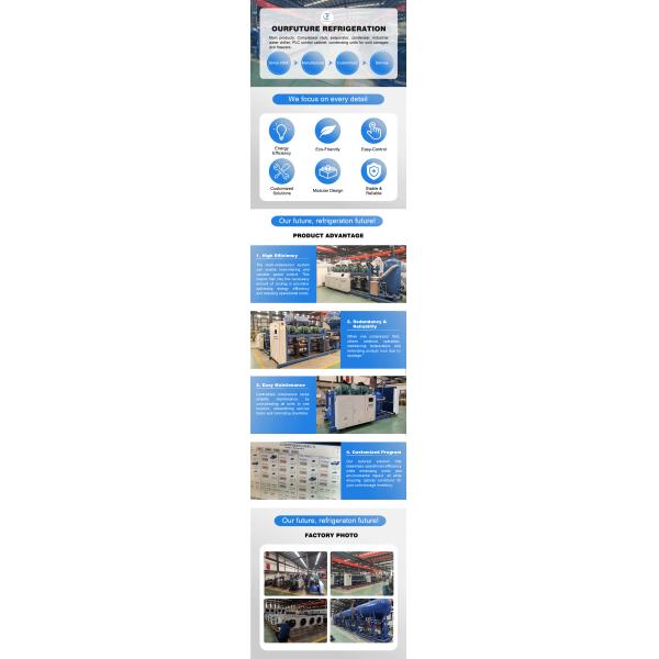 High-efficiency And Energy-saving Multi-Compressor Rack For Cold Storage With Customized Programming