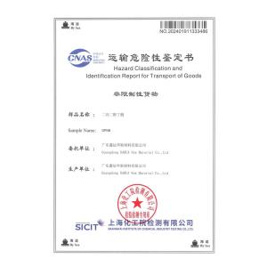 Guangdong DAHUA New Material Co.,Ltd Certifications