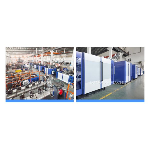 Double Die Head Extrusion Blow Molding Machine for 540ml Automatic Plastic Bottle Making