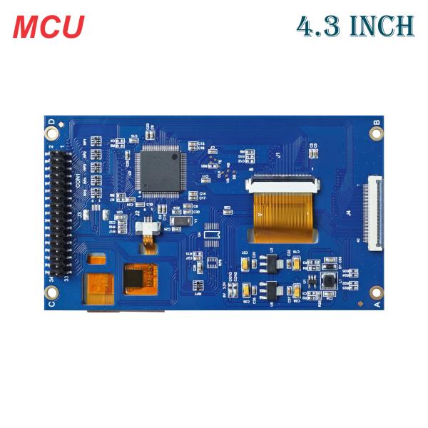4.3 Inch TFT LCD Display Module, With PCBA and Touch Panel, 16-Bit 8080 Interface 480X272 Resolution