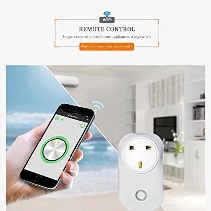 Remote Control Wifi Power Plug , WiFi Smart Socket With USB Power Port