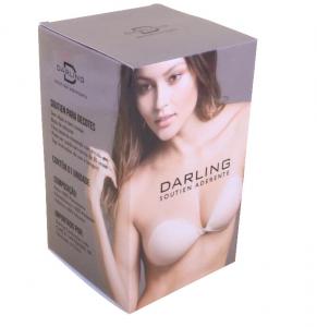 China CMYK Foldable Bra Packaging Box Bio Degradable With Clear PVC Window on sale
