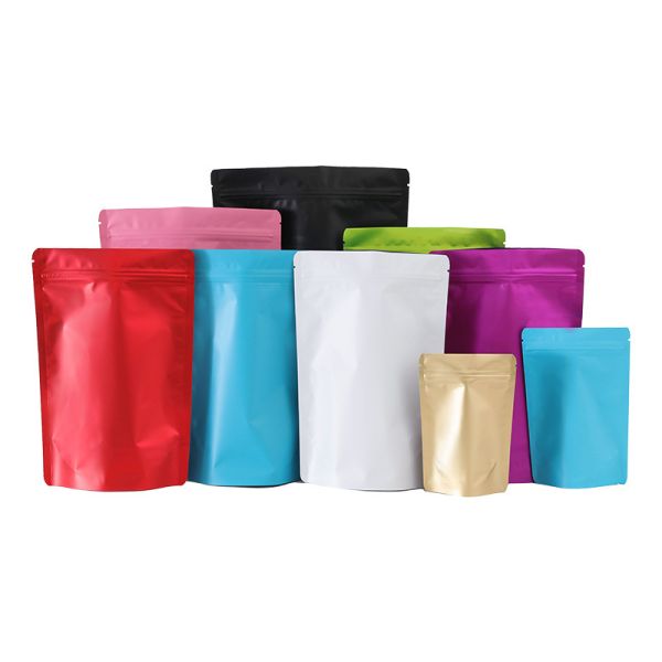 Customizable Stand up Pouch With Lock Food Packaging Bag Ziplock Bag custom Color