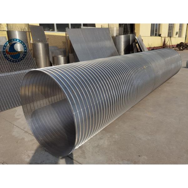 Reversed Profile Slotted Wedge Wire Pipe Stainless Steel 304