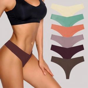 China                  New Design Wholesale Sexy Women′s Underwear Seamless Lady Panties Thongs Custom Briefs              on sale