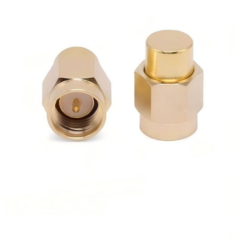 Gold-plated Brass SMA Male RF Load Terminator Connector with 50Ω Impedance for DC-6GHz Applications