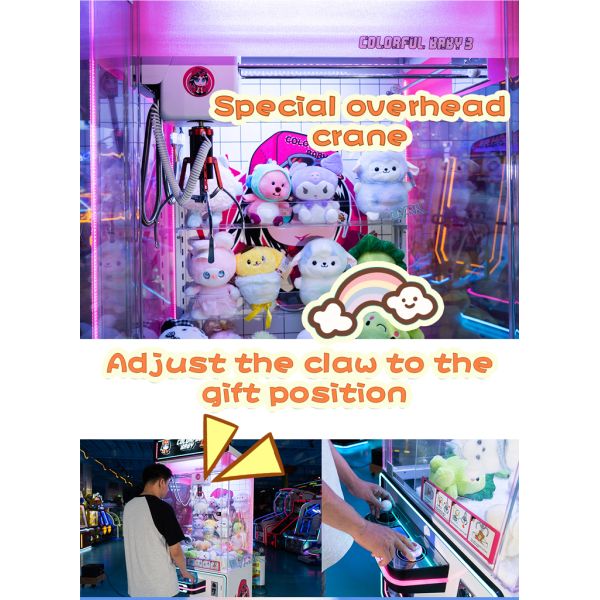 Amusement Plush Toys Claw Machine Claw Crane Machine