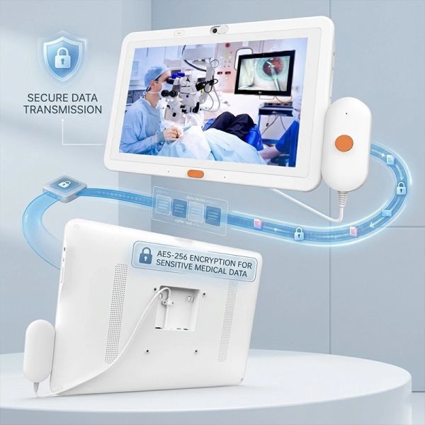Medical Touch Screen Tablet for Hospital Bedside Information and Nurse Call System