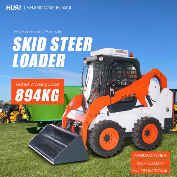 New Construction Postures Skid Steer Loader Is Super Powerful Mini Skid Steer Loaders