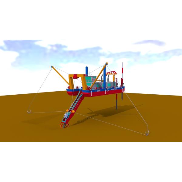 20inch Discharge Diameter Cutter Suction Dredger with Max 14m Dredging Depth