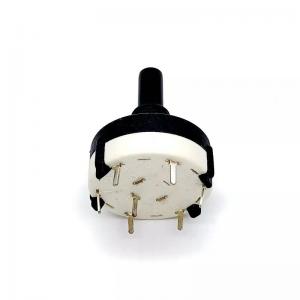 China Diameter 26mm Rotary Band 0.3A Multi Position Rotary Switch For Fans Ovens on sale