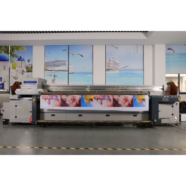 Industrial Use Large Format Flatbed UV Inkjet Printer 2.2-meter Three Row 1024A EP2212 (12 Heads) Multifunctional Printer