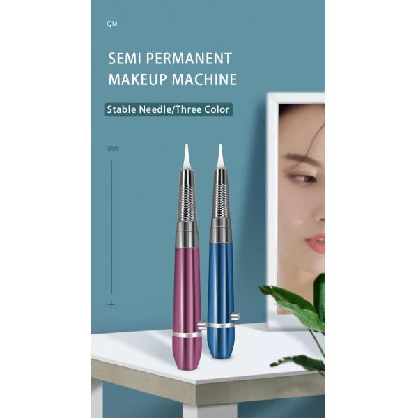 Rose Red Blue Silver Permanent Makeup Machine 6V Regular Needle