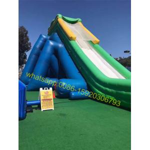 hippo giant inflatable water slide for kids and adults