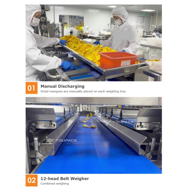 14 Head Automatic Weighing Packing Machine 220V for Food Granules