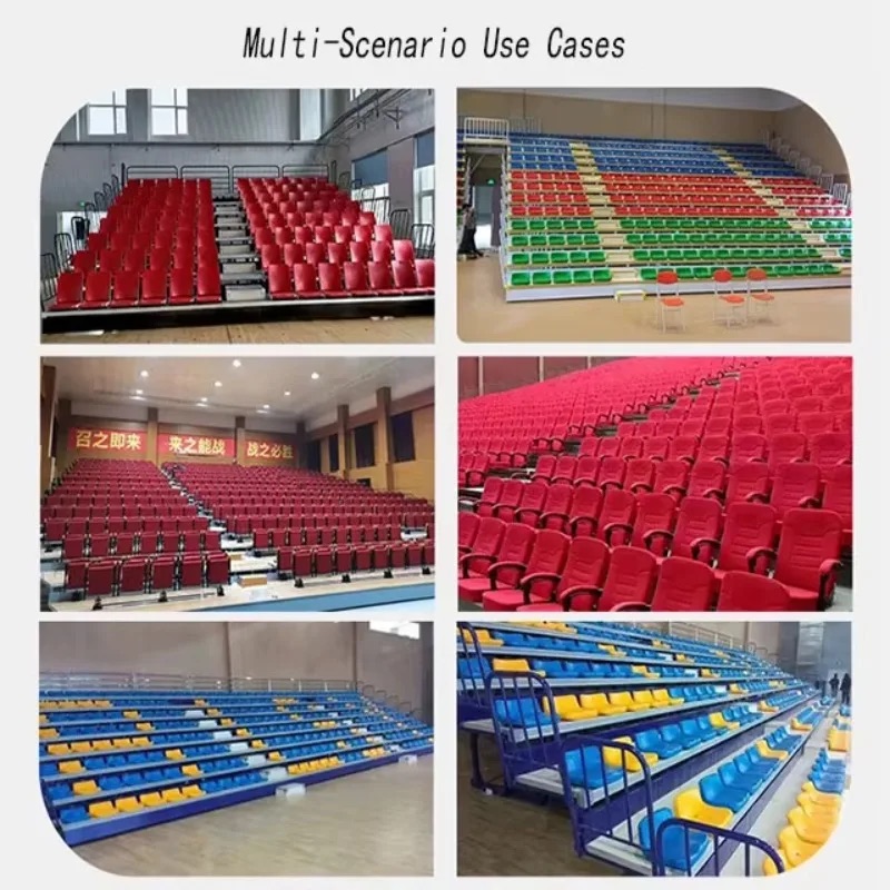 Durable Waterproof Portable Stadium Seating Chairs with Customizable Size for Sports and Outdoor Events