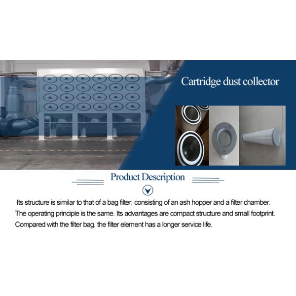 2023 Pulse Filter Cartridge Dust Collector for Clean and Safe Working Environment