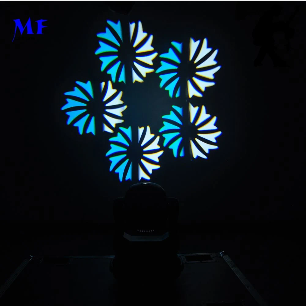 Moving Head LED Stage Lights 1pcs 150W White LED + 24pcs RGB3 In One Effectmoving Spot Beam Stage Lighting