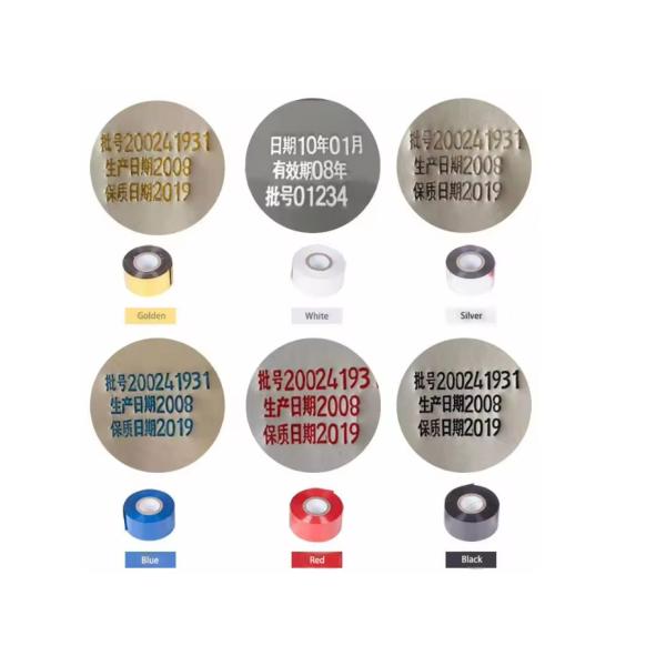 30mm * 100m SCF-900 New White Hot coding Ribbon for Printer Date Batch