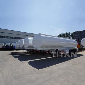 Wholesale distribution fuel tanker trailer TITAN high quality petroleum tank for sale from china suppliers