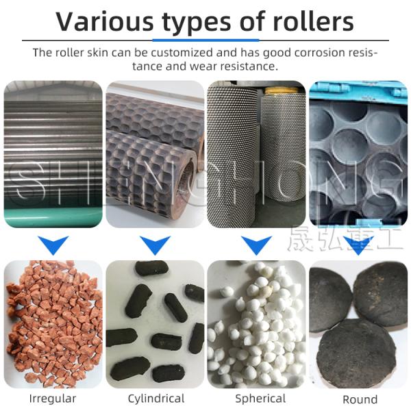 Double Roller Extrusion Granulator for Compound Fertilizer 1.5t/h