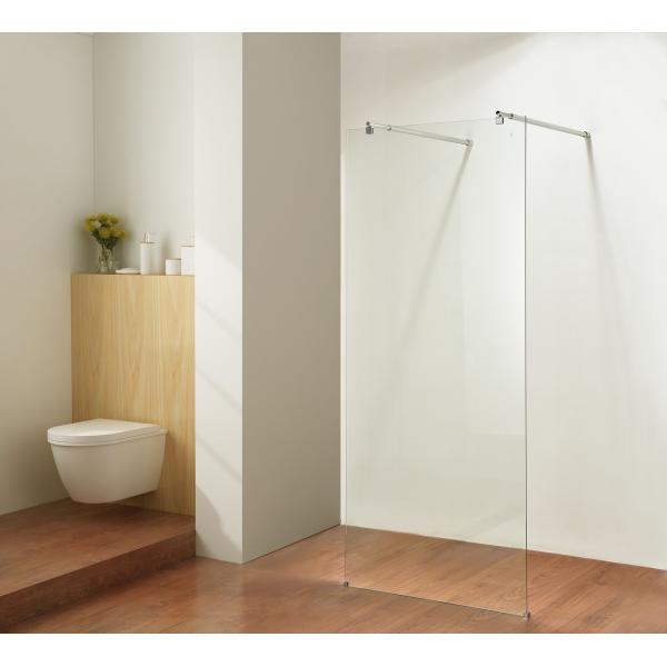 Bathroom White Quadrant Shower Enclosure Aluminum Frame