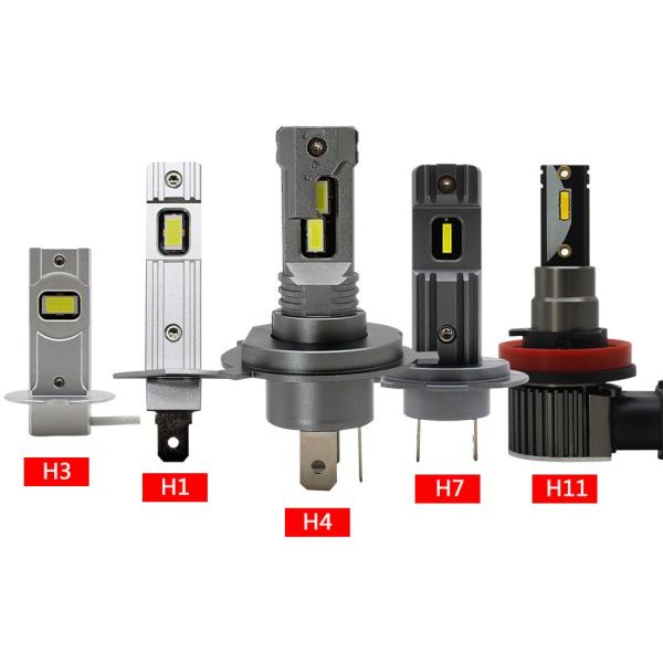 Fanless Fast Response Speed Easy To Install H1 Led Headlight For Car