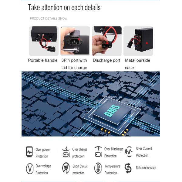 Citycoco Harley NMC Lithium Ion Battery 60V 20Ah For Electric Scooter