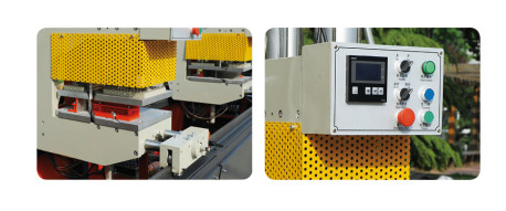 uPVC Windows Door Assemble Machine/ uPVC Window Color Profile Four Heads Seamless Welding Machine