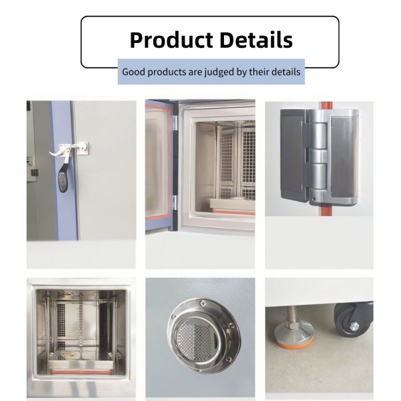 Two-Zone Environmental Climate Simulation Test Chamber Automatic Thermal Shock Testing Equipment