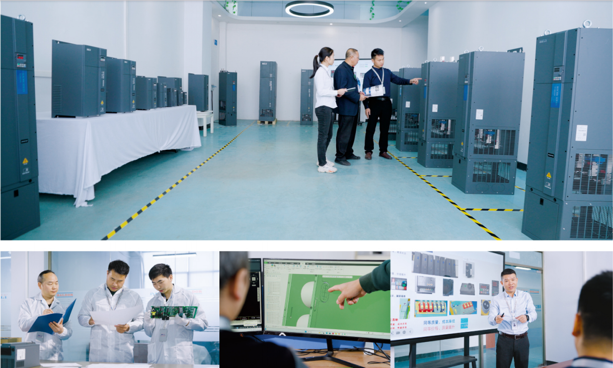 EDK580 Series Variable Frequency Drive with Four-quadrant Energy Regeneration Compact Size and Sensorless Vector Control