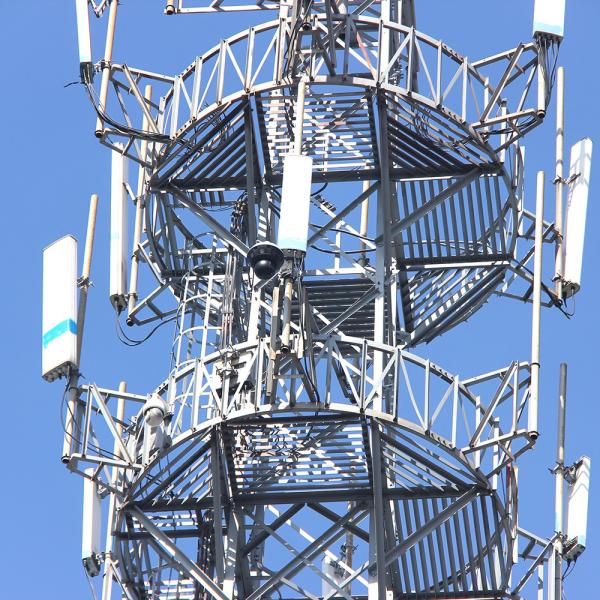 GR8.8 Lattice Cell Phone Tower Telecom Self Supporting Hot Dip