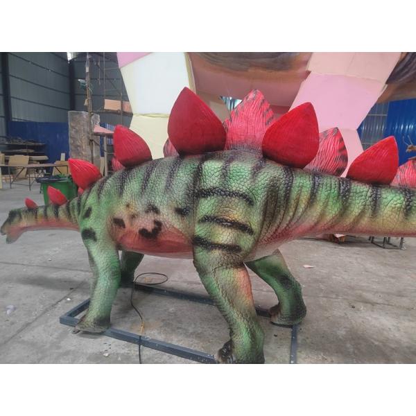 Artificial Stegosaurus Customized Realistic Dinosaur Animatronic Model Remote Control