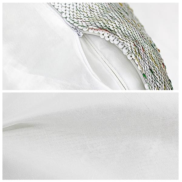 2020 Decorative Cushion Cover Linen Material Modern Printing blank sequin pillowcase for sublimation