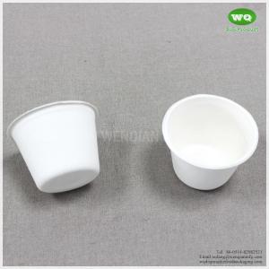 China Sugarcane Pulp Sauce Cups 2/5/12 Oz-Biodegradable bagasse products Portion Cup  Perfect For Sauces, Samples, Condiments on sale