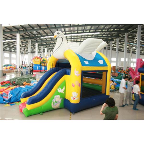 EN14960 certification inflatable baby bouncer, inflatable bouncer with slide
