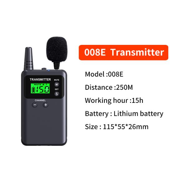 Intelligent 008E Tour Guide Speaker System For Government Officials and VIP Customers