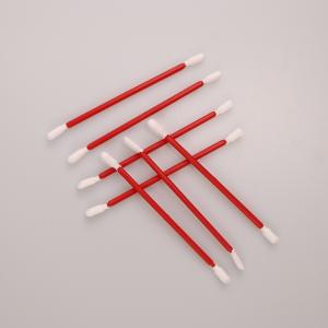 Wholesale Lint Free 2 Layers Red PP Stick Cleanroom Polyester Swabs With Double Heads from china suppliers