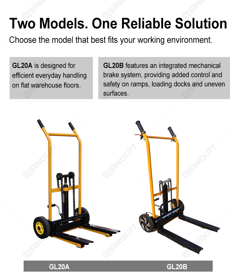 SINOLIFT GL20A / GL20B Manual Stacker