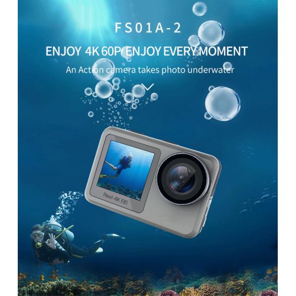 30fps 4k Waterproof HD Wifi Action Cam IMX386 Camera 20mp Sony Sensor Body