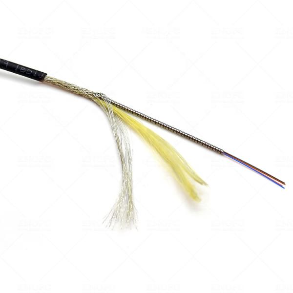 TPU Armored Military Fiber Cable G652D Tactical 5G CPRI Optical Patch Cable