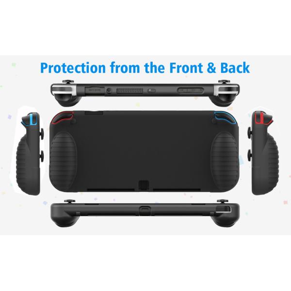 Protective HOXC Nintendo Switch OLED Silicone Protective Case, Ergonomic Grip Grip Silicone Cover For Nintendo Switch Pro Console