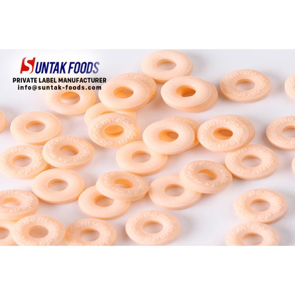 Tin Box Sugar Free Mint Candy Cardamom Flavor With Hole Shape Custom Logo