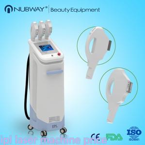 Wholesale three handles IPL machines for unwanted hair removal, wrinkles, acne from china suppliers